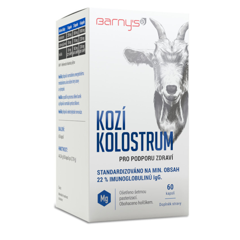 BARNY´S Kozí kolostrum 60 kapslí
