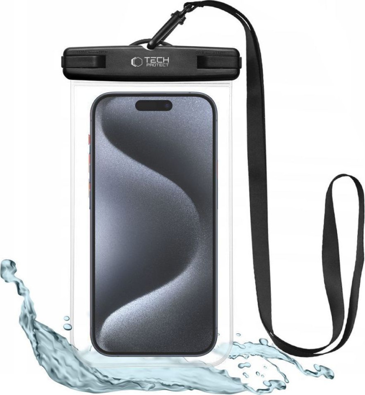 Tech-Protect Plážové voděodolné pouzdro na mobil - Tech-Protect, UWC7 Universal Black