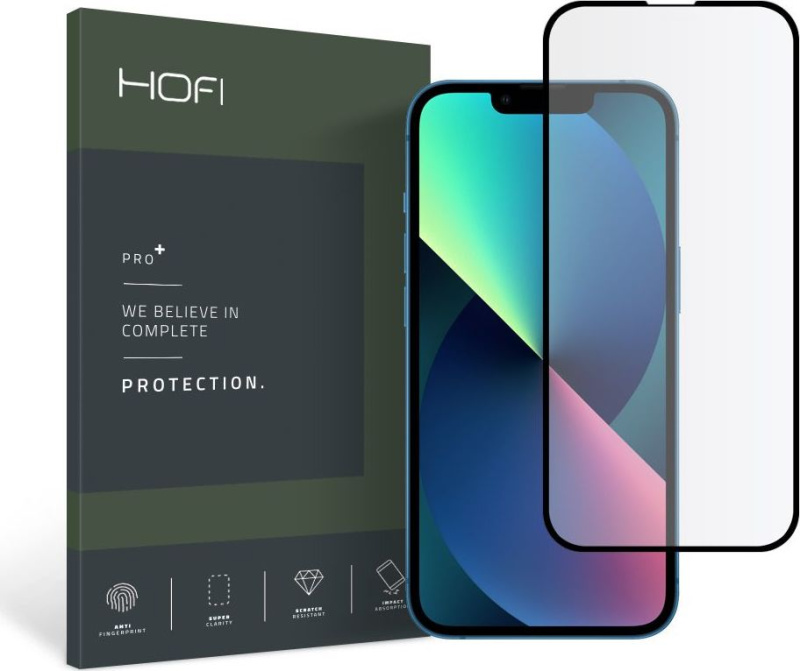Hofi Hybridní ochranné sklo pro iPhone 13 mini - Hofi, Glass Pro+