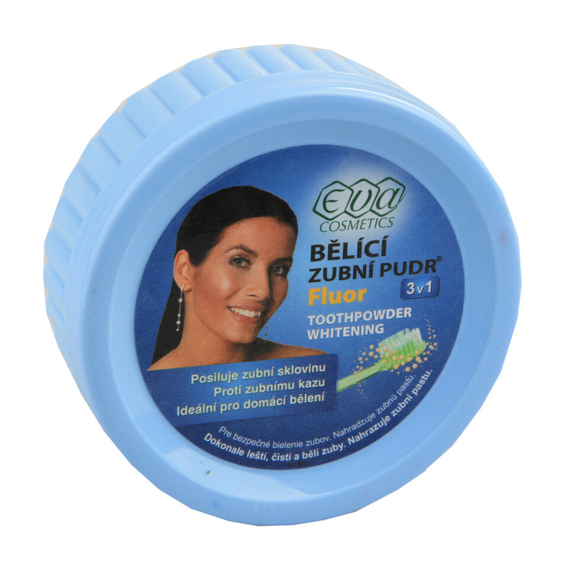 EVA Bělící zubní pudr Fluór 30 g