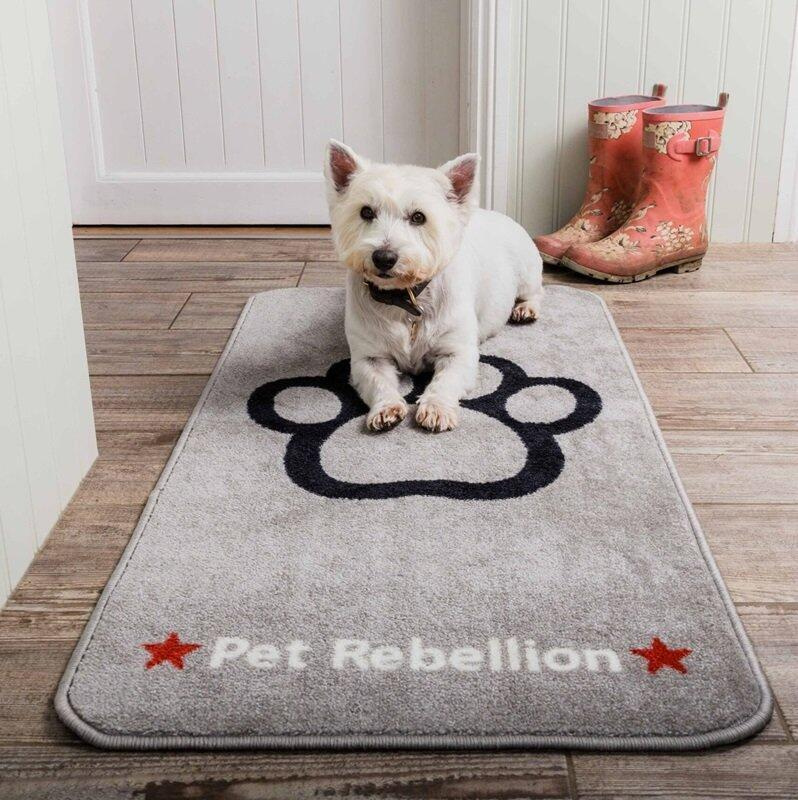 PET REBELLION Běhoun XL Grey 57x110 cm