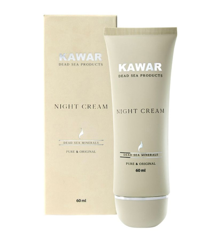 KAWAR Noční regenerační krém s minerály z Mrtvého moře 50 ml
