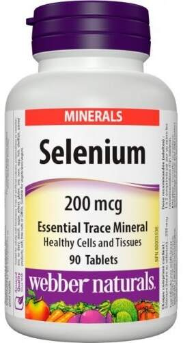 Webber Naturals Selen 200mcg 90 tablet