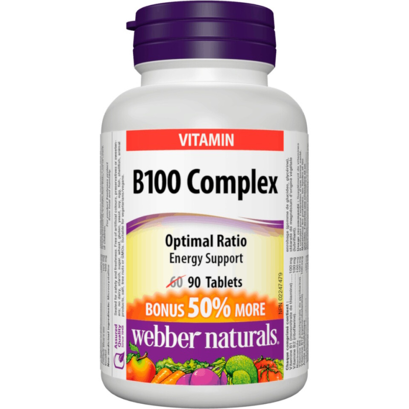 Webber Naturals B100 Complex 90 tablet