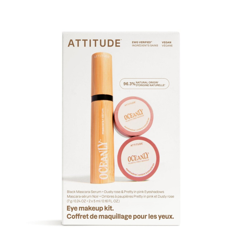 ATTITUDE Oceanly Set na líčení očí Pink
