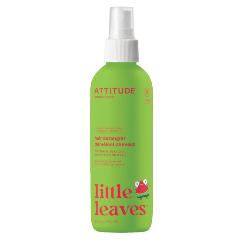 Sprej pro snadné rozčesávání dětských vlásků ATTITUDE Little leaves s vůní melounu a kokosu 240 ml