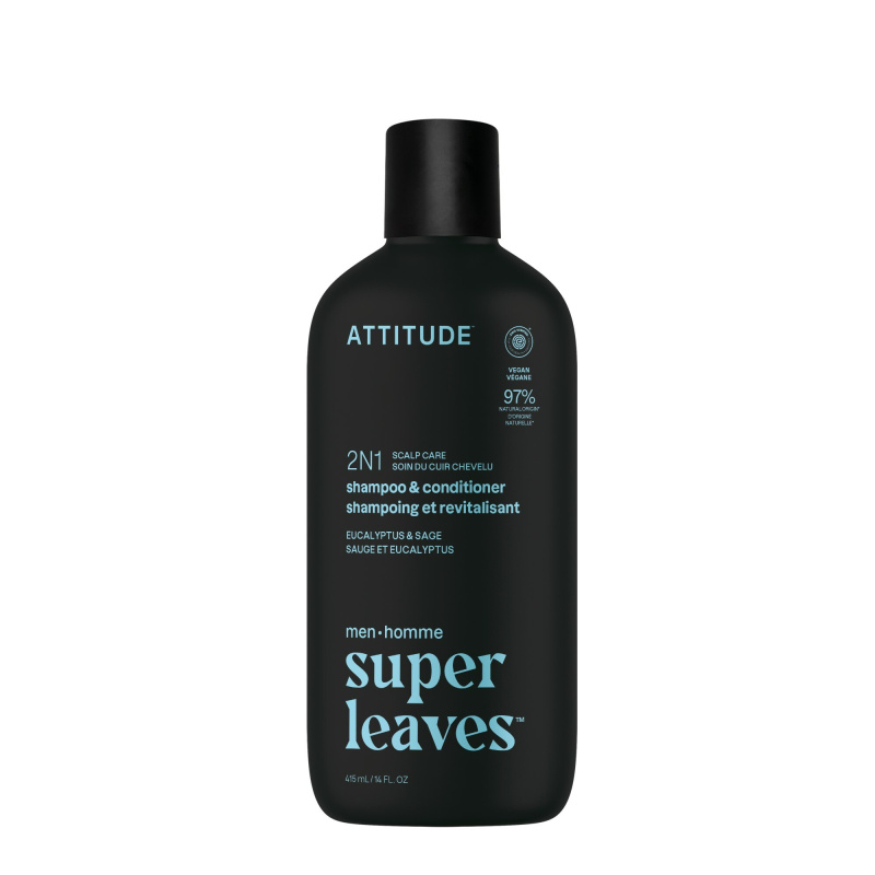 ATTITUDE Pánský šampon a kondicionér 2v1 Eukalyptus & Šalvěj 415 ml