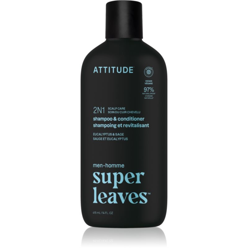 ATTITUDE Pánský šampon a kondicionér 2v1 Eukalyptus & Šalvěj 415 ml