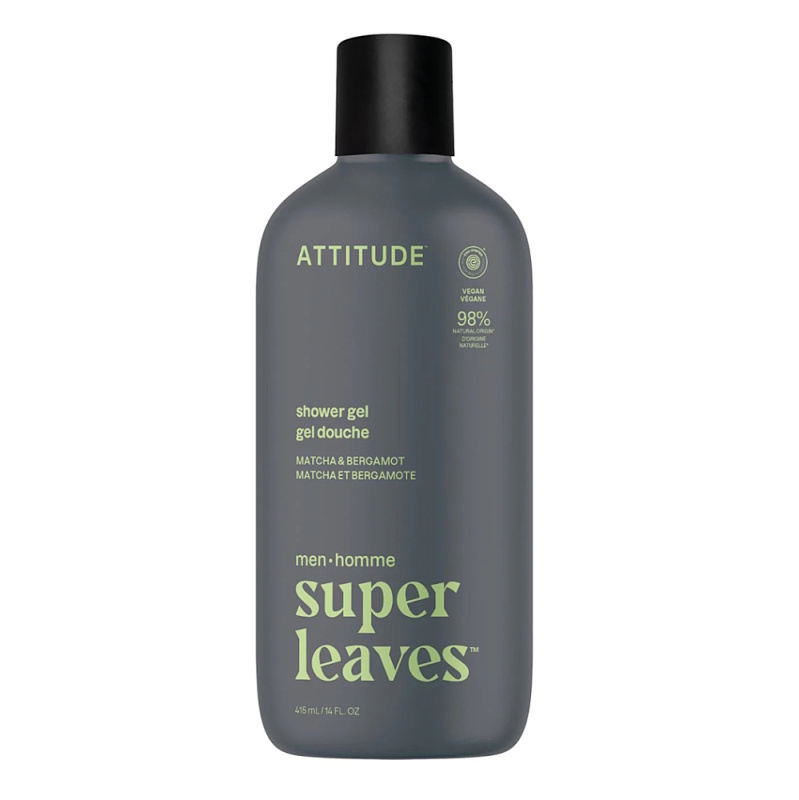 ATTITUDE Pánský sprchový gel Matcha & Bergamot 415 ml