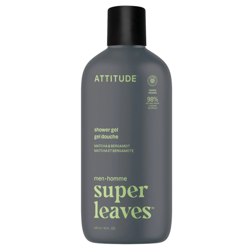 ATTITUDE Pánský sprchový gel Matcha & Bergamot 415 ml