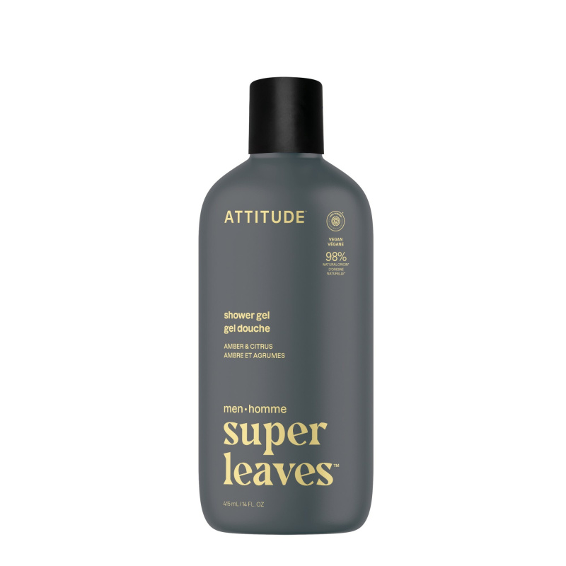 ATTITUDE Pánský sprchový gel Amber & Citrus 415 ml