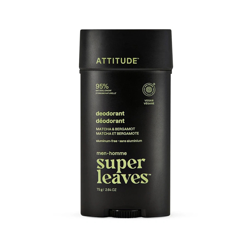 ATTITUDE Pánský deodorant Matcha & Bergamot 75 g