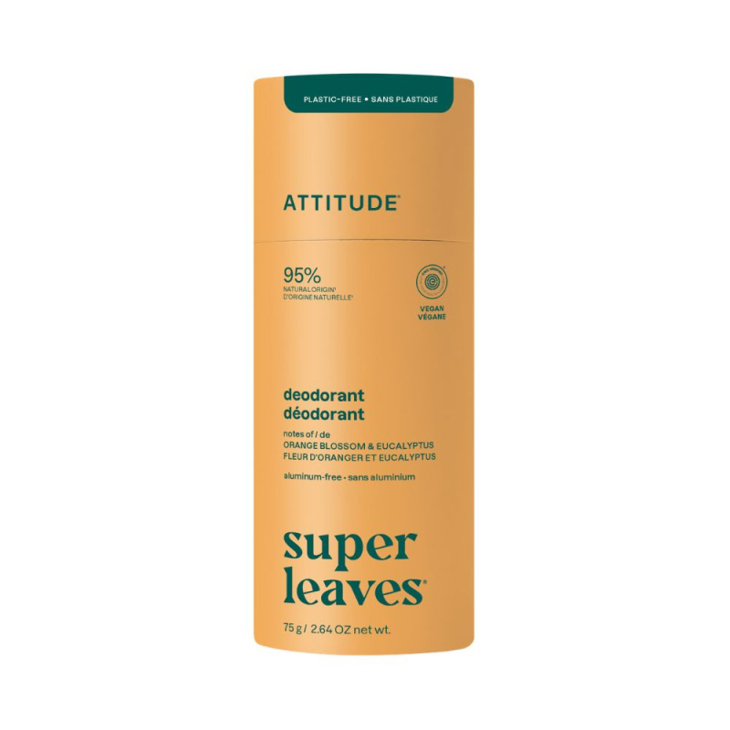 ATTITUDE Super leaves přírodní deodorant Pomerančový květ & Eukalyptus 75 g