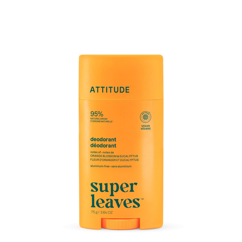 Attitude Přírodní deodorant Super leaves Pomerančový květ & Eukalyptus 75 g