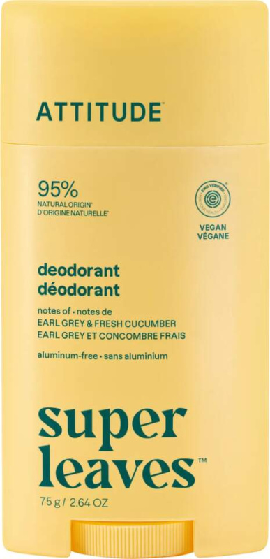 Attitude Přírodní deodorant Super leaves Earl Grey & Okurka 75 g
