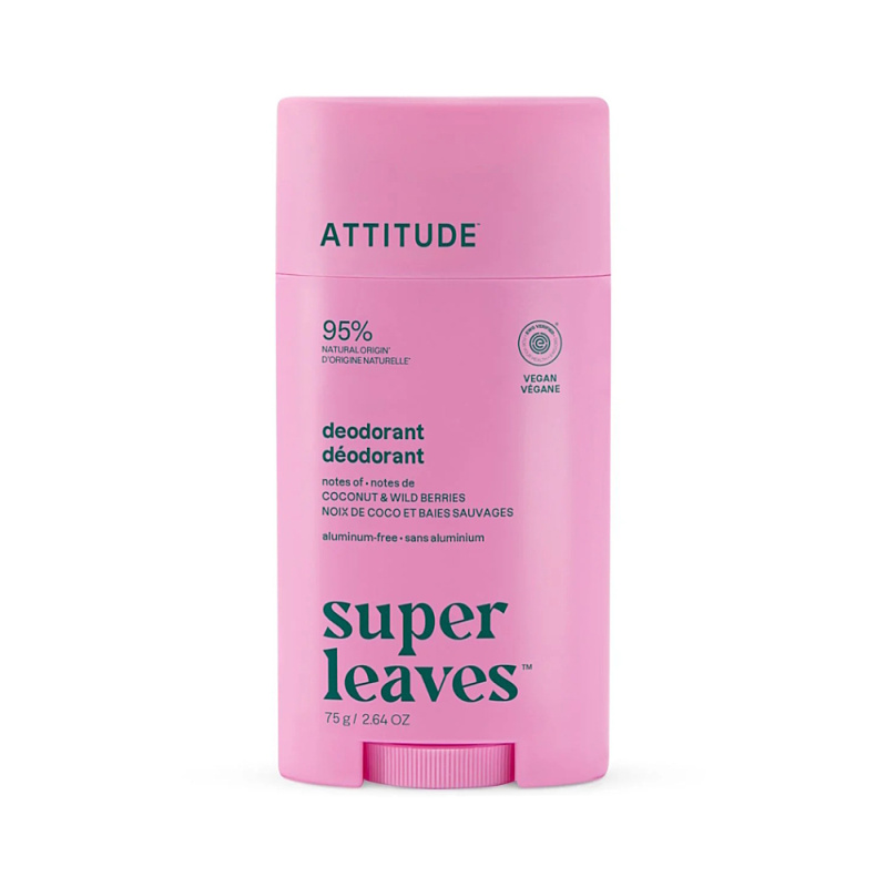 ATTITUDE Super leaves Přírodní deodorant kokos & lesní plody 75 g