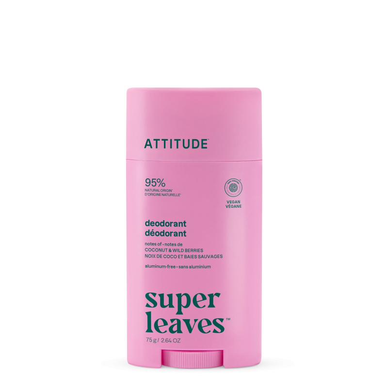 ATTITUDE Super leaves Přírodní deodorant kokos & lesní plody 75 g