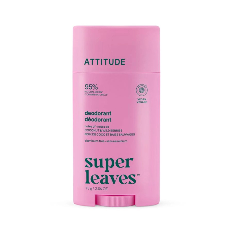 ATTITUDE Super leaves Přírodní deodorant kokos & lesní plody 75 g