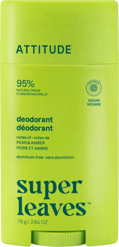 ATTITUDE Super leaves Přírodní deodorant huška & amber 75 g