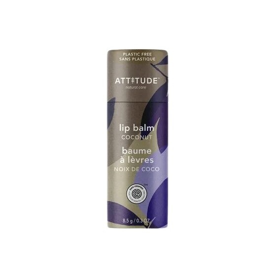 Přírodní balzám na rty ATTITUDE Leaves bar - s vůní kokosu 8,5 g