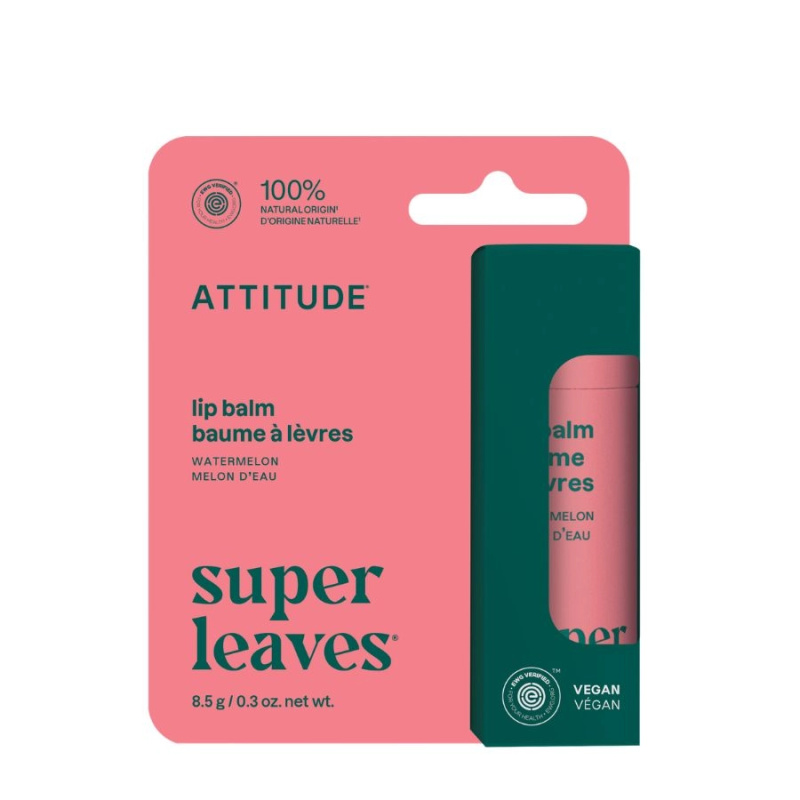 Přírodní balzám na rty ATTITUDE Leaves bar - s vůní melounu 8,5 g