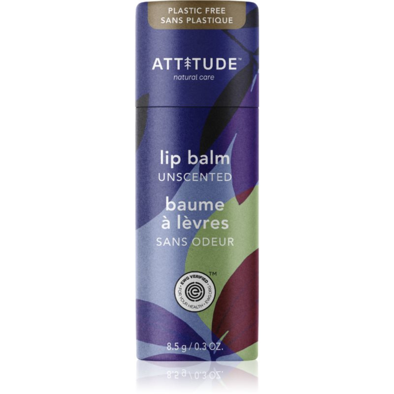 Přírodní balzám na rty ATTITUDE Leaves bar - bez vůně 8,5 g