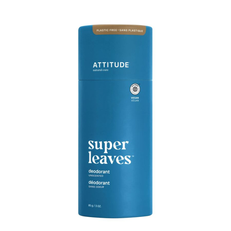 Přírodní tuhý deodorant ATTITUDE Super leaves - bez vůně 85 g