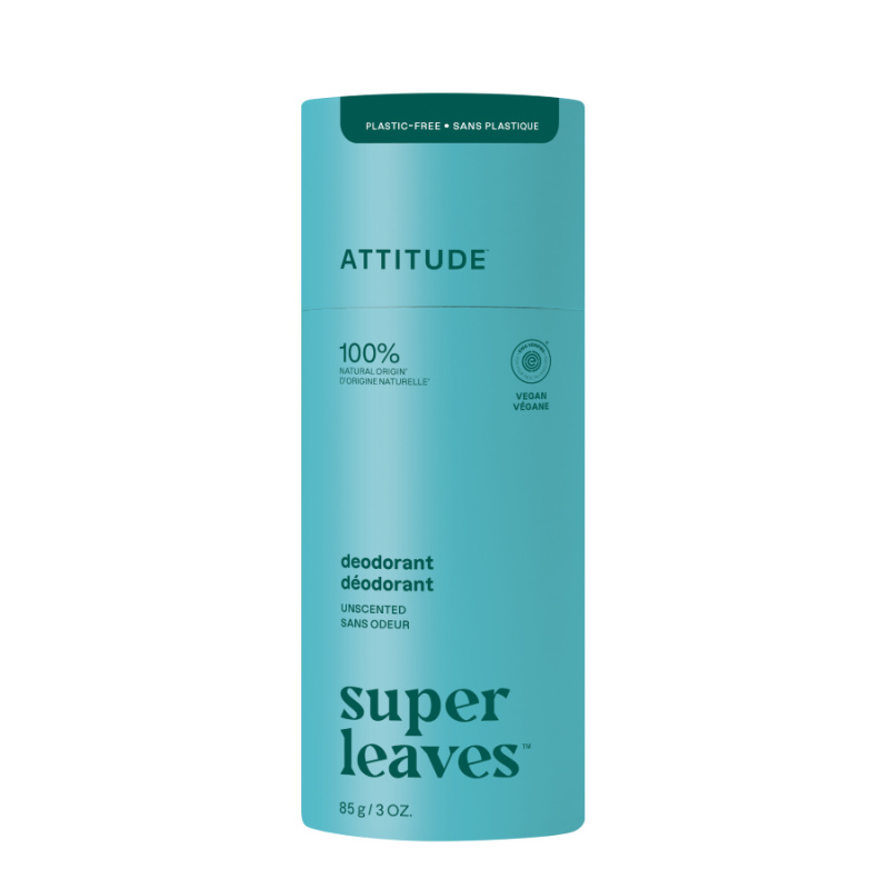 Přírodní tuhý deodorant ATTITUDE Super leaves - bez vůně 85 g