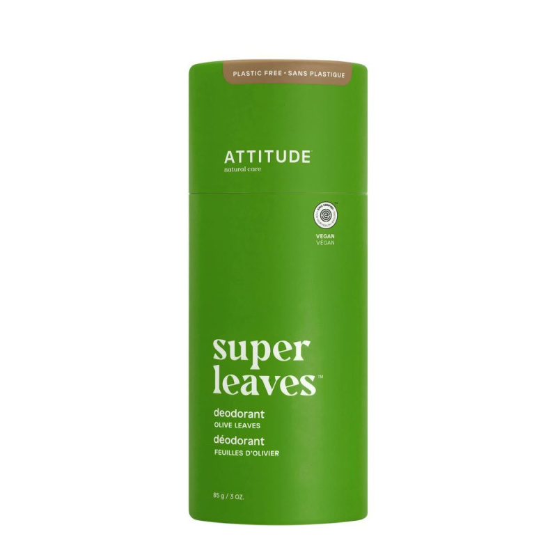 Přírodní tuhý deodorant ATTITUDE Super leaves - olivové listy 85 g