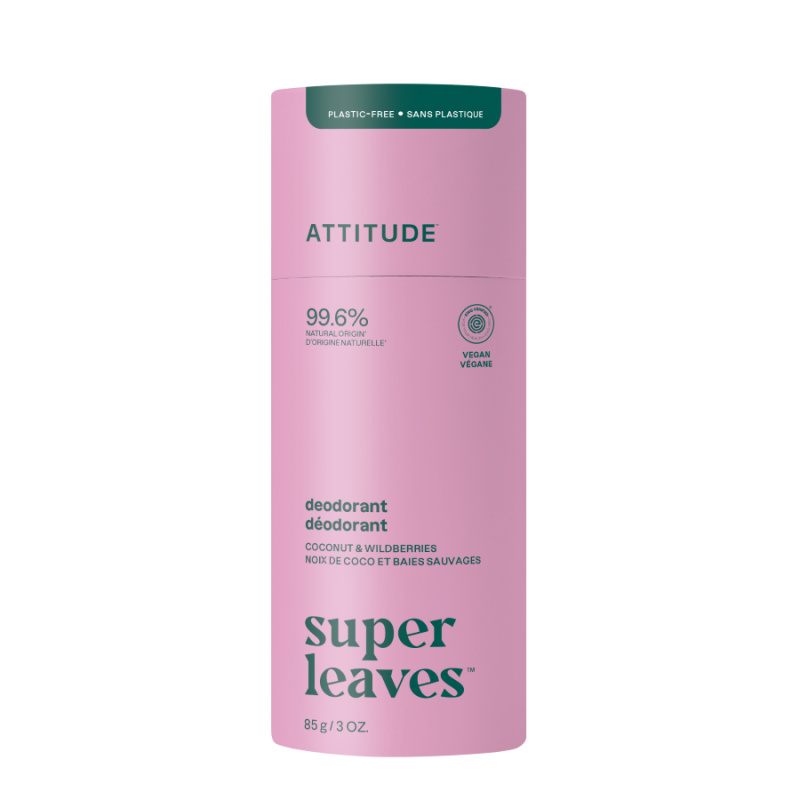 Přírodní tuhý deodorant ATTITUDE Super leaves - listy bílého čaje  85 g