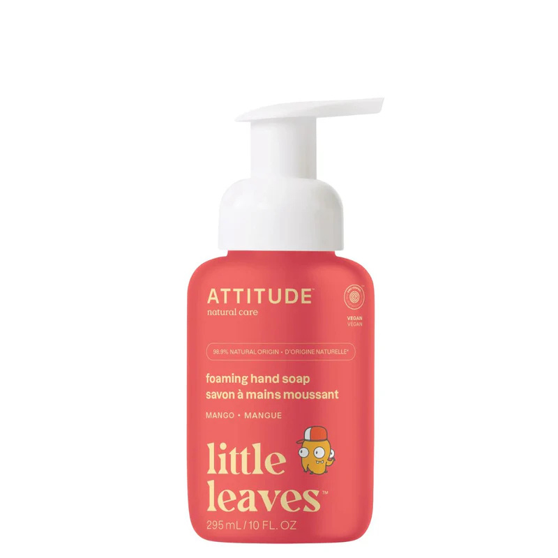 ATTITUDE Little leaves dětské pěnivé mýdlo na ruce s vůní manga 295 ml