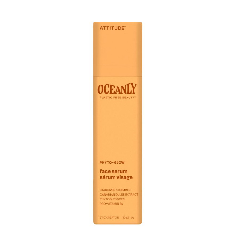ATTITUDE Rozjasňující tuhé sérum na obličej Oceanly s vitamínem C, 30 g
