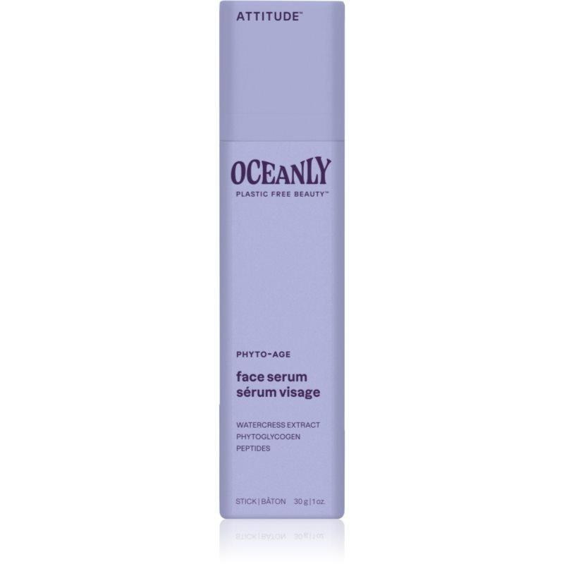 Tuhé sérum na obličej proti stárnutí pleti ATTITUDE Oceanly s peptidy 30 g