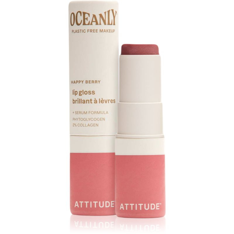 ATTITUDE Lesk na rty Oceanly - Happy Berry, 3,4g