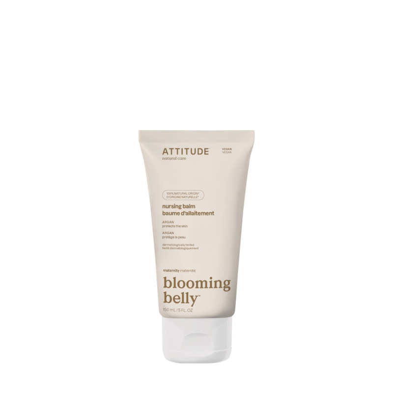 Přírodní krém na bradavky ATTITUDE Blooming Belly s arganem 150 ml