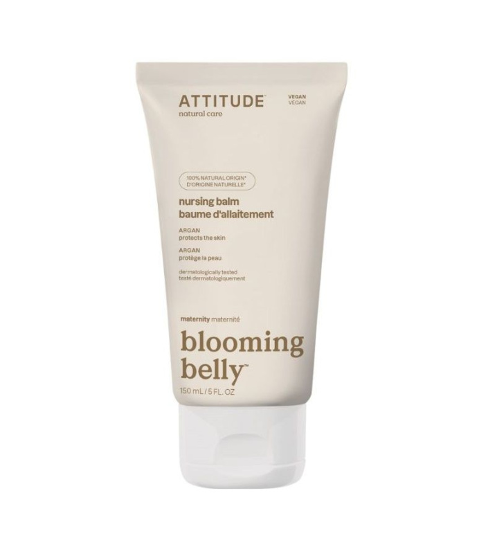 Přírodní krém na bradavky ATTITUDE Blooming Belly s arganem 150 ml