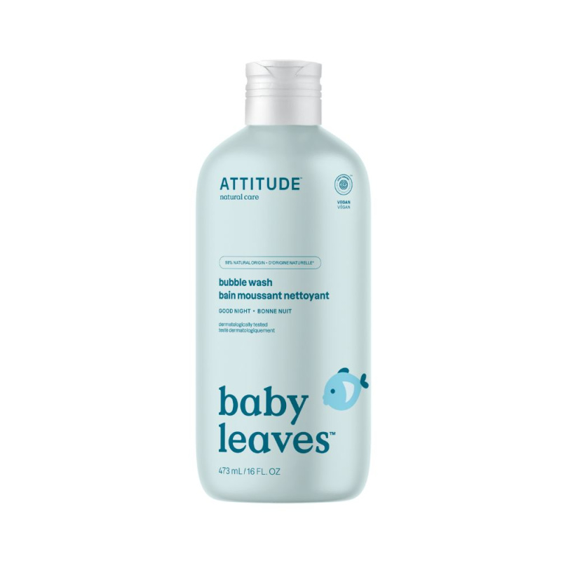 ATTITUDE Baby leaves s vůní good night dětská pěna do koupele 473 ml