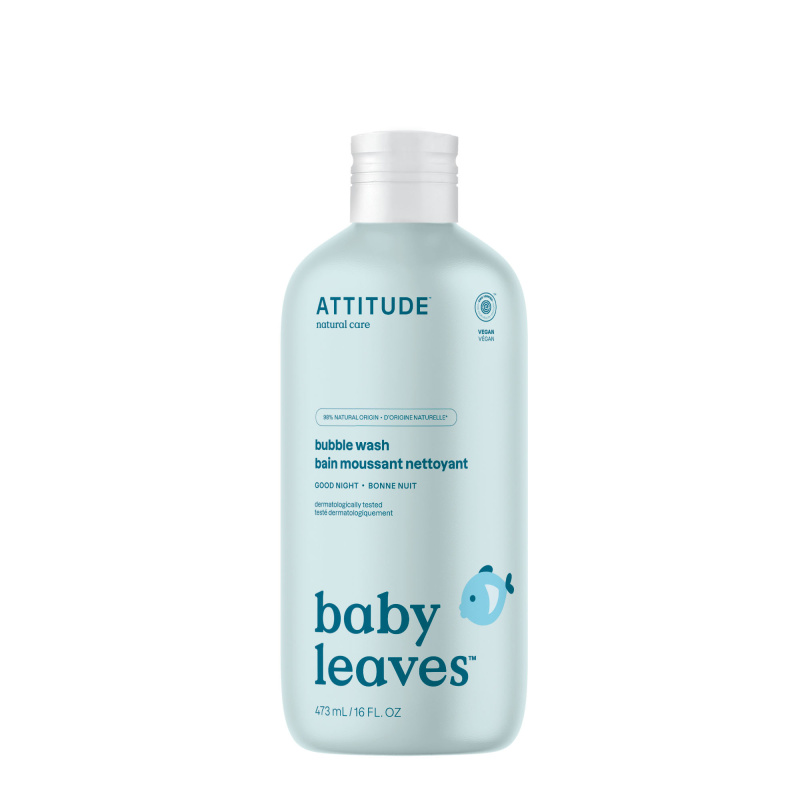 ATTITUDE Baby leaves s vůní good night dětská pěna do koupele 473 ml