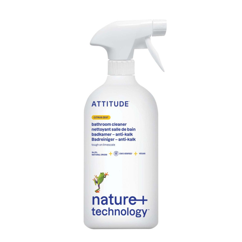 Čistič na koupelny ATTITUDE s vůní citronové kůry s rozprašovačem 800 ml