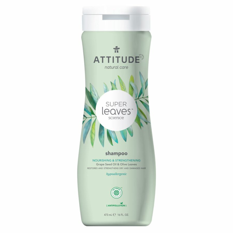 Přírodní šampón ATTITUDE Super leaves - vyživující pro suché a poškozené vlasy 473 ml