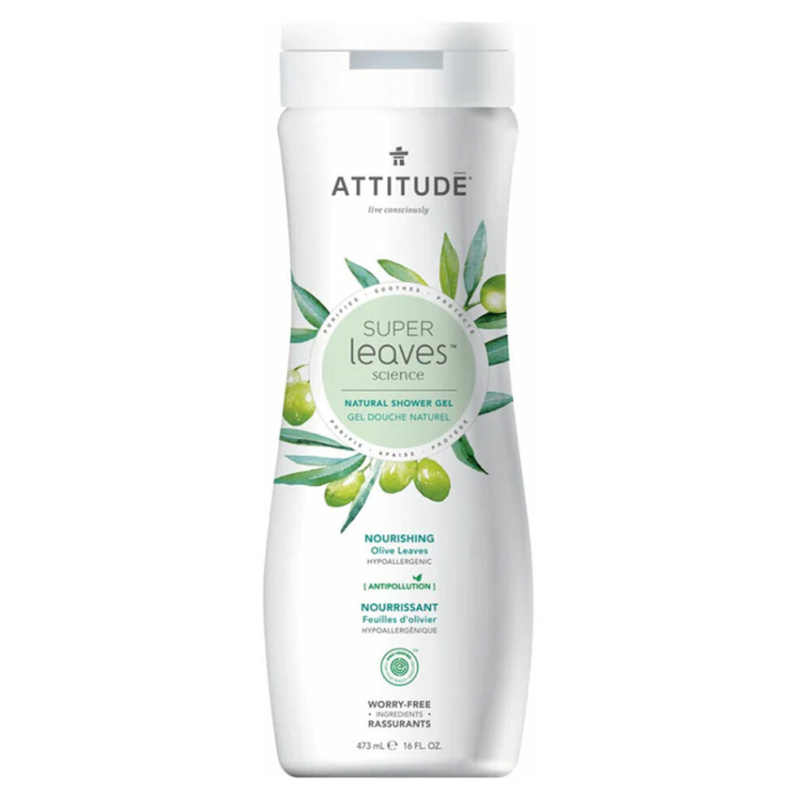 Přírodní tělové mýdlo ATTITUDE Super leaves - olivové listy 473 ml