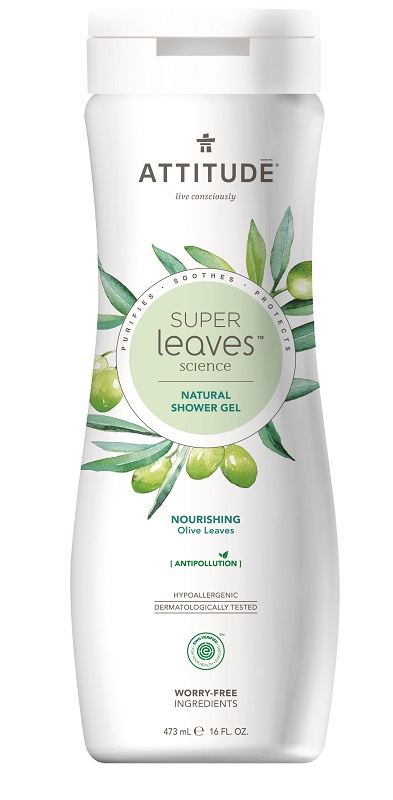 Přírodní tělové mýdlo ATTITUDE Super leaves - olivové listy 473 ml