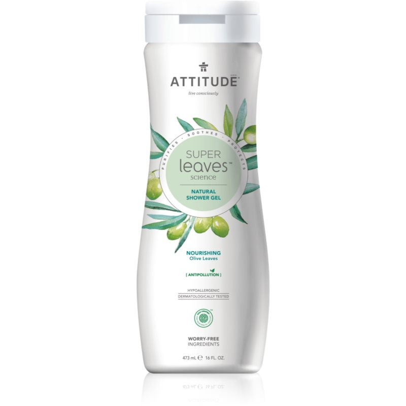 Přírodní tělové mýdlo ATTITUDE Super leaves - olivové listy 473 ml