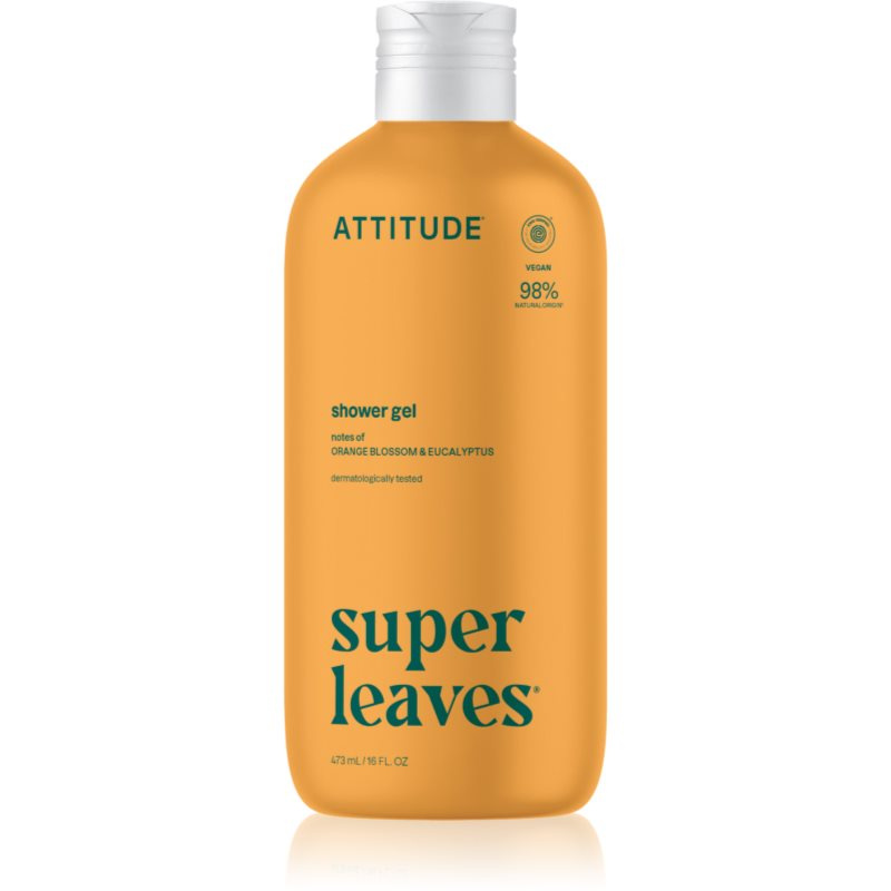 Attitude Super Leaves Coconut & Wild Berries sprchový gel Orange Blossom & Eucalyptus 473 ml
