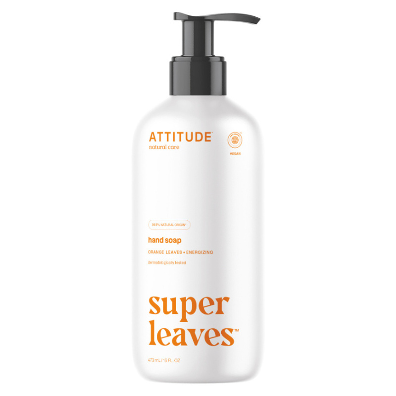 Přírodní tělové mýdlo ATTITUDE Super leaves - pomerančové listy 473 ml