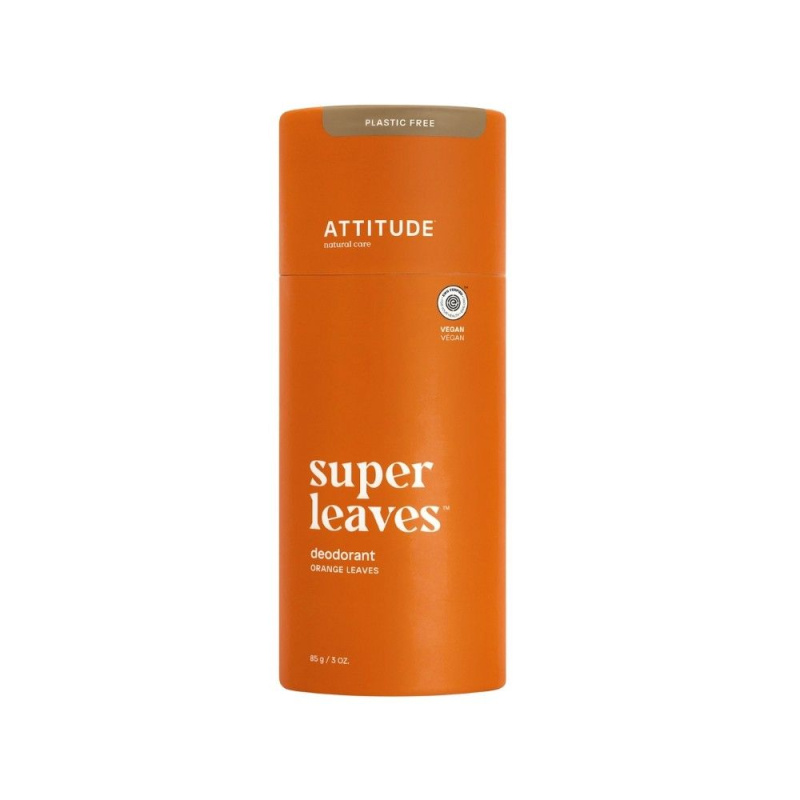 Přírodní tuhý deodorant ATTITUDE Super leaves  - pomerančové listy 85 g