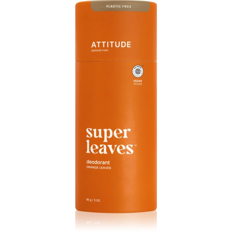 Přírodní tuhý deodorant ATTITUDE Super leaves  - pomerančové listy 85 g