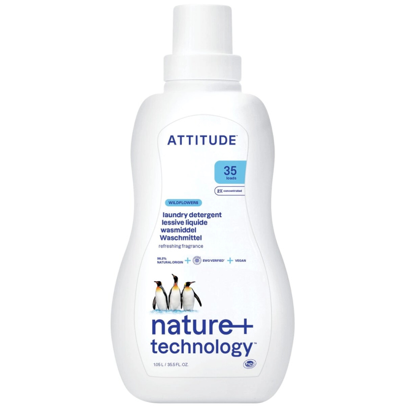 Prací gel ATTITUDE s vůní lučních květin 1050 ml (35 pracích dávek)