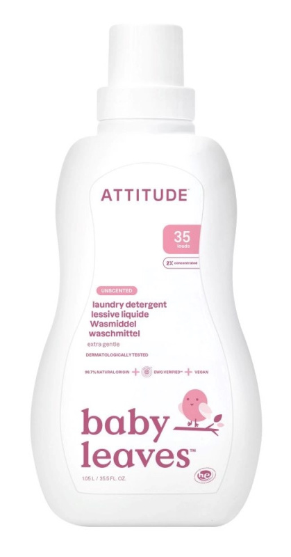 Prací gel pro děti ATTITUDE bez vůně 1050 ml (35 pracích dávek)