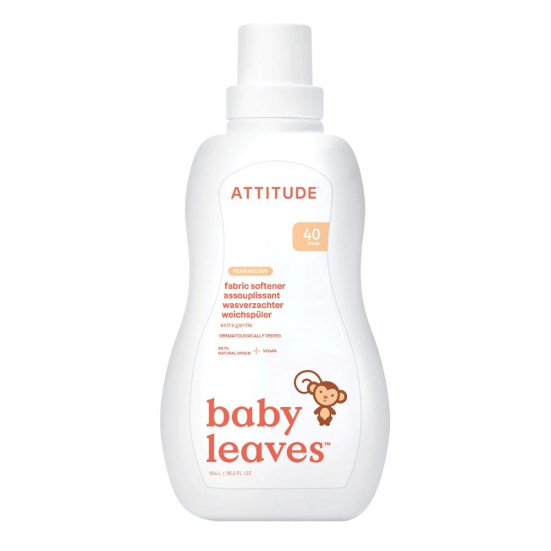 Aviváž pro děti ATTITUDE s vůní hruškové šťávy 1000 ml (40 pracích dávek)